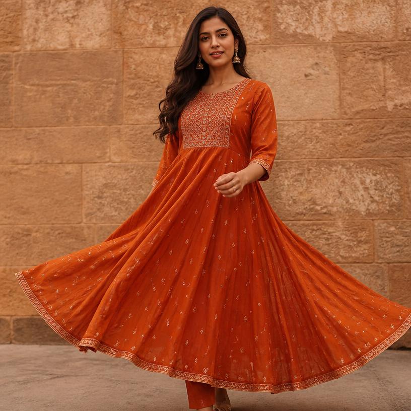 Flared Kurtis fashion collection